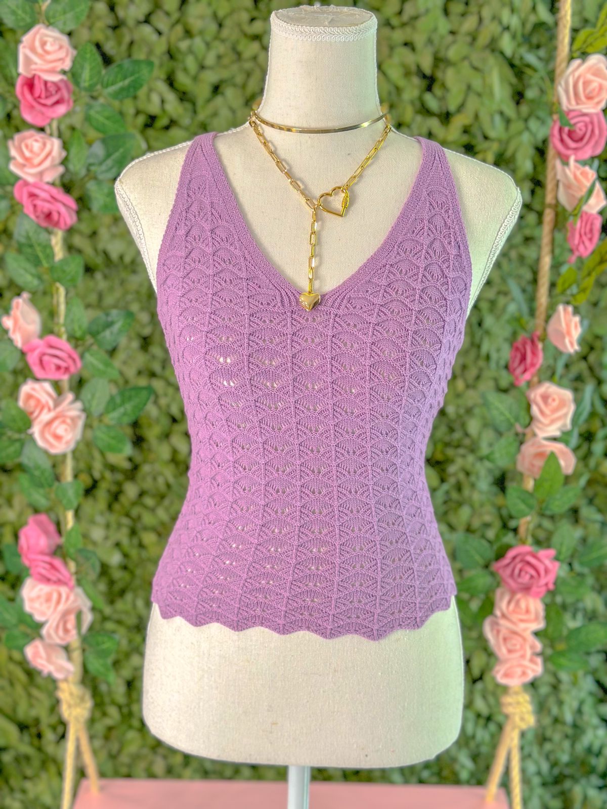 Blusa Regata Agatha Lilas