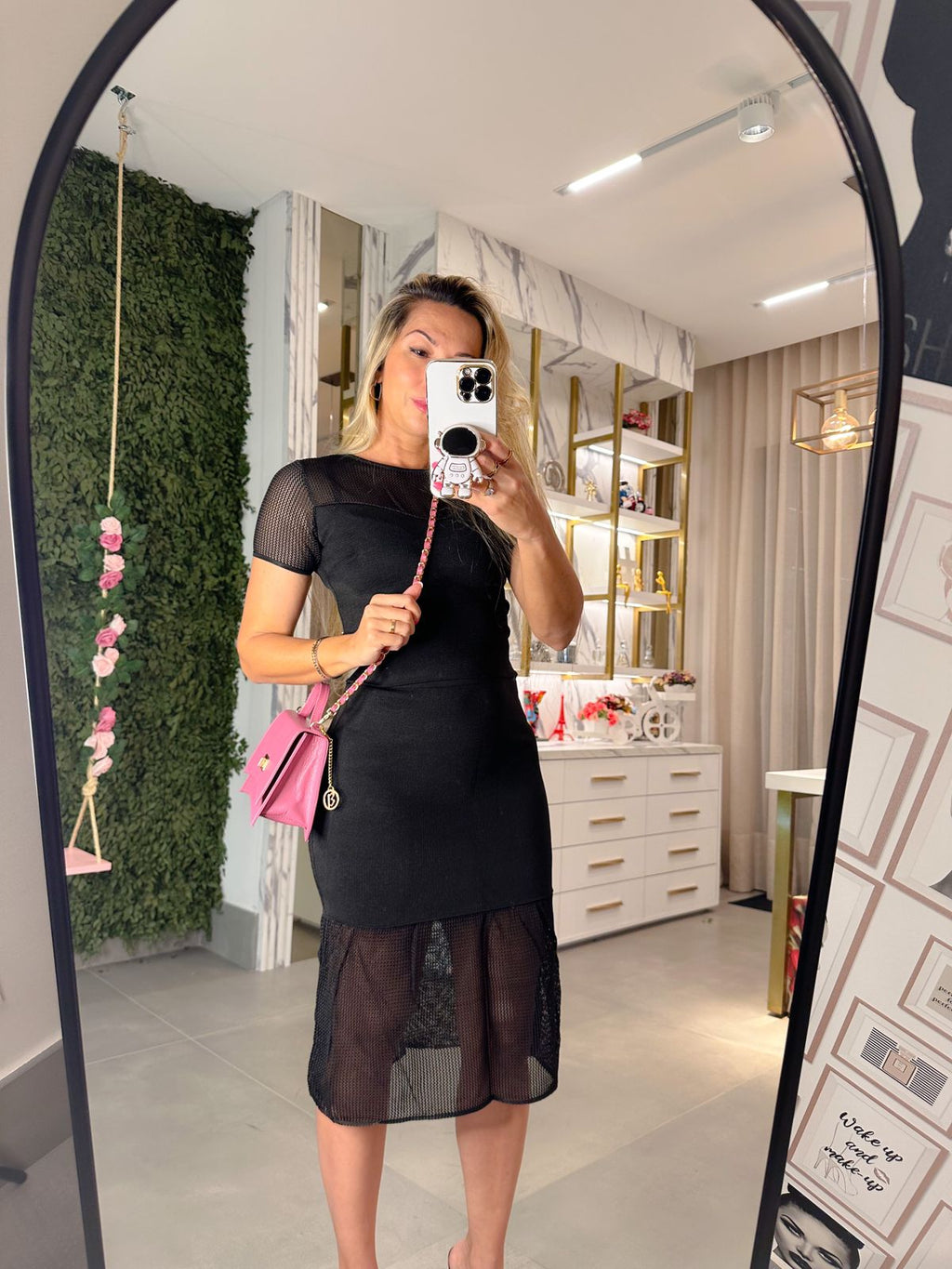 Conjunto em tricot modal