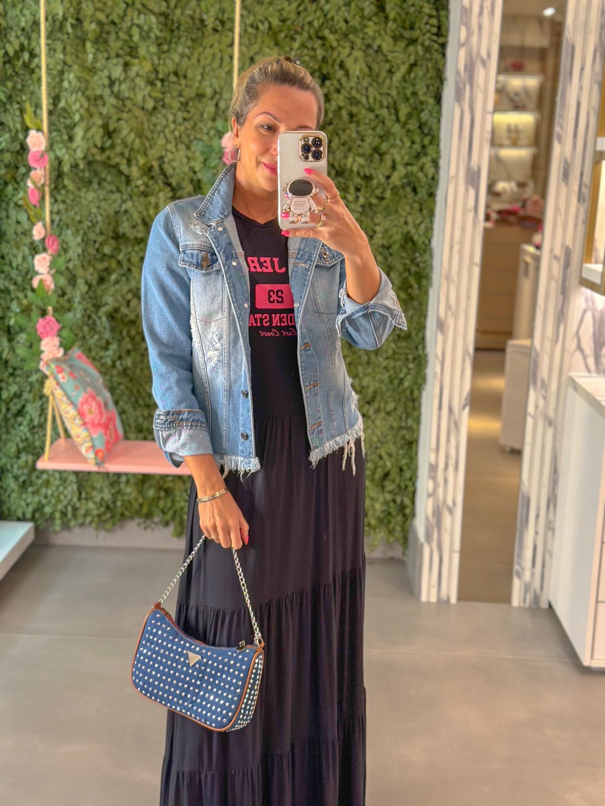 Bolsa Inspired Jeans com brilhos