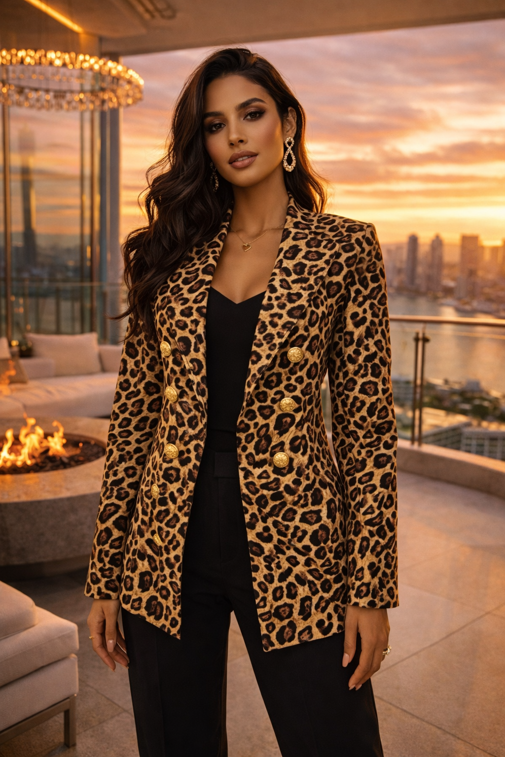 Blazer Animal Print