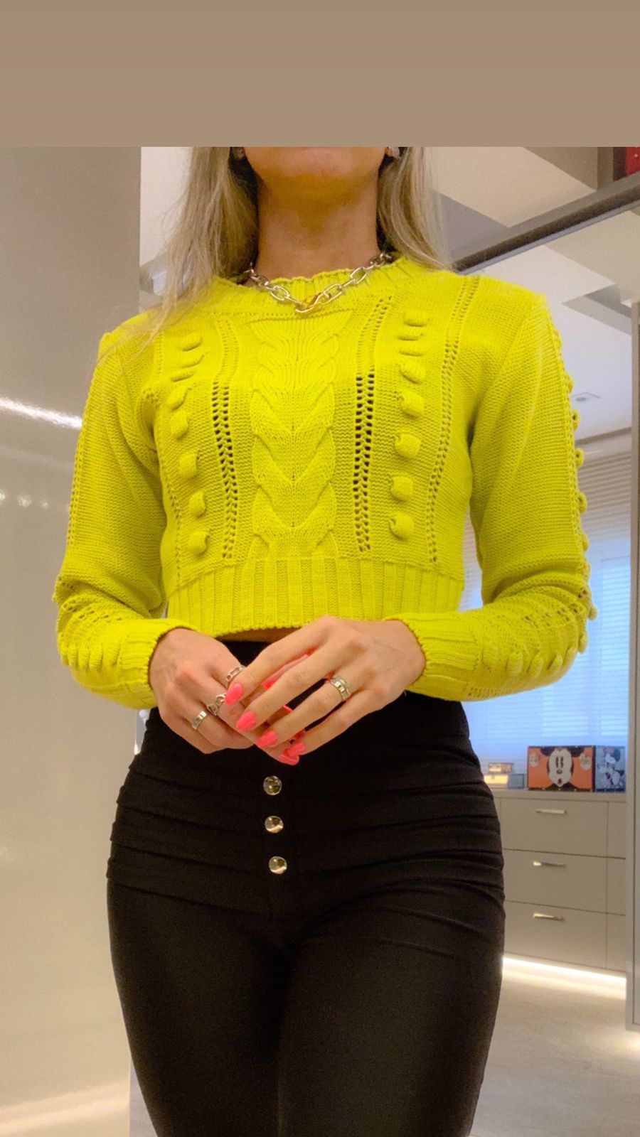 Blusa Ticot Verde neon