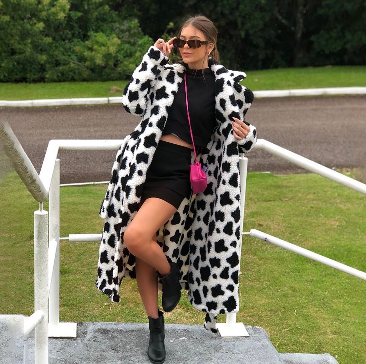 Short Saia Ami Roma Preto