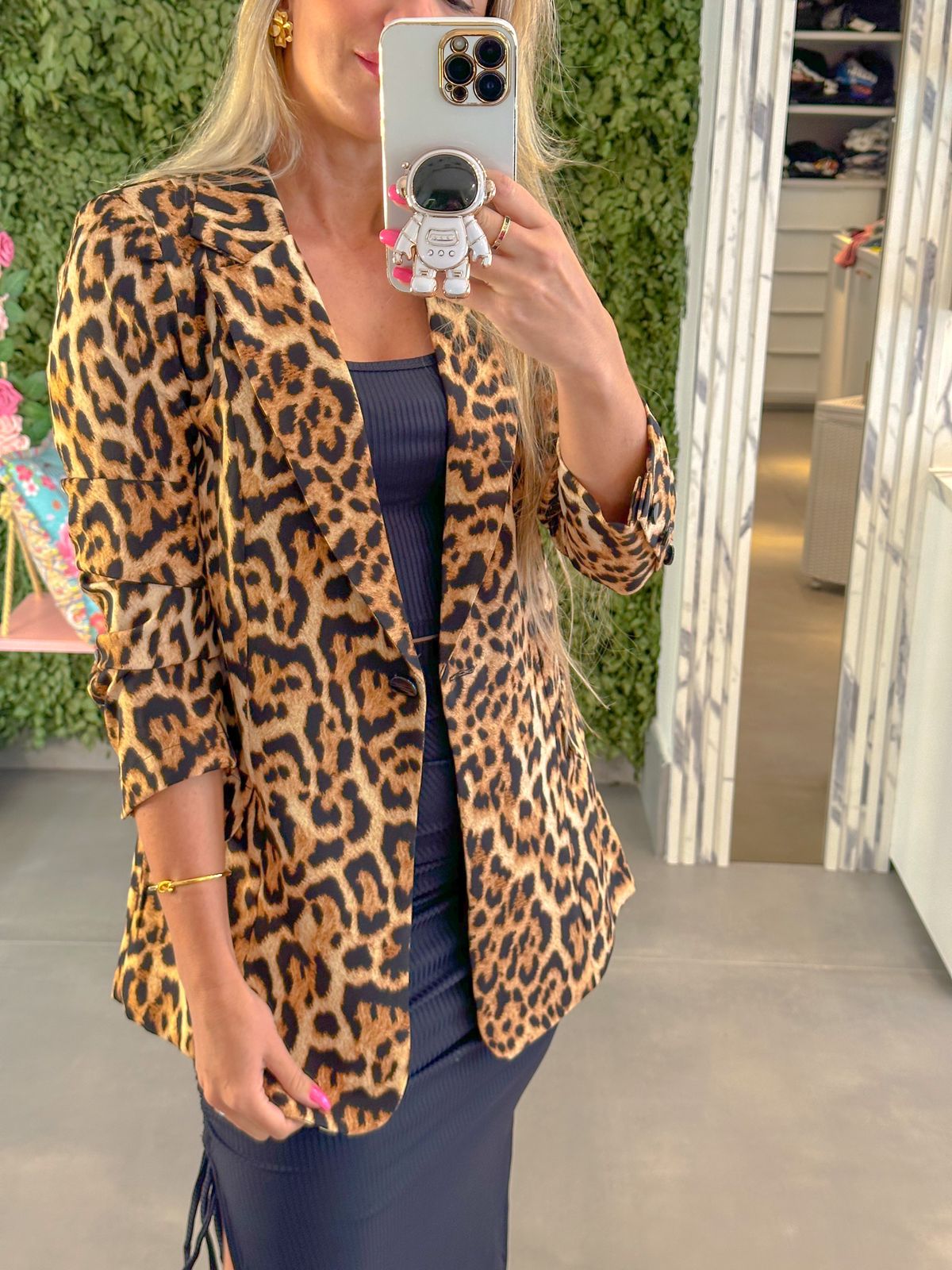 Blazer Onça Classico Alta Costura