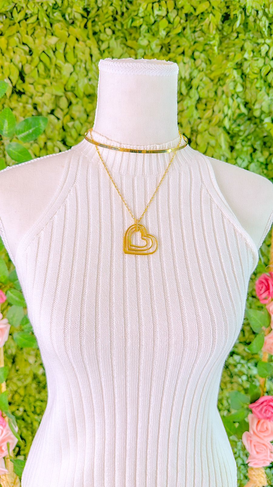 Blusa Tricot golinha alta Offwhite