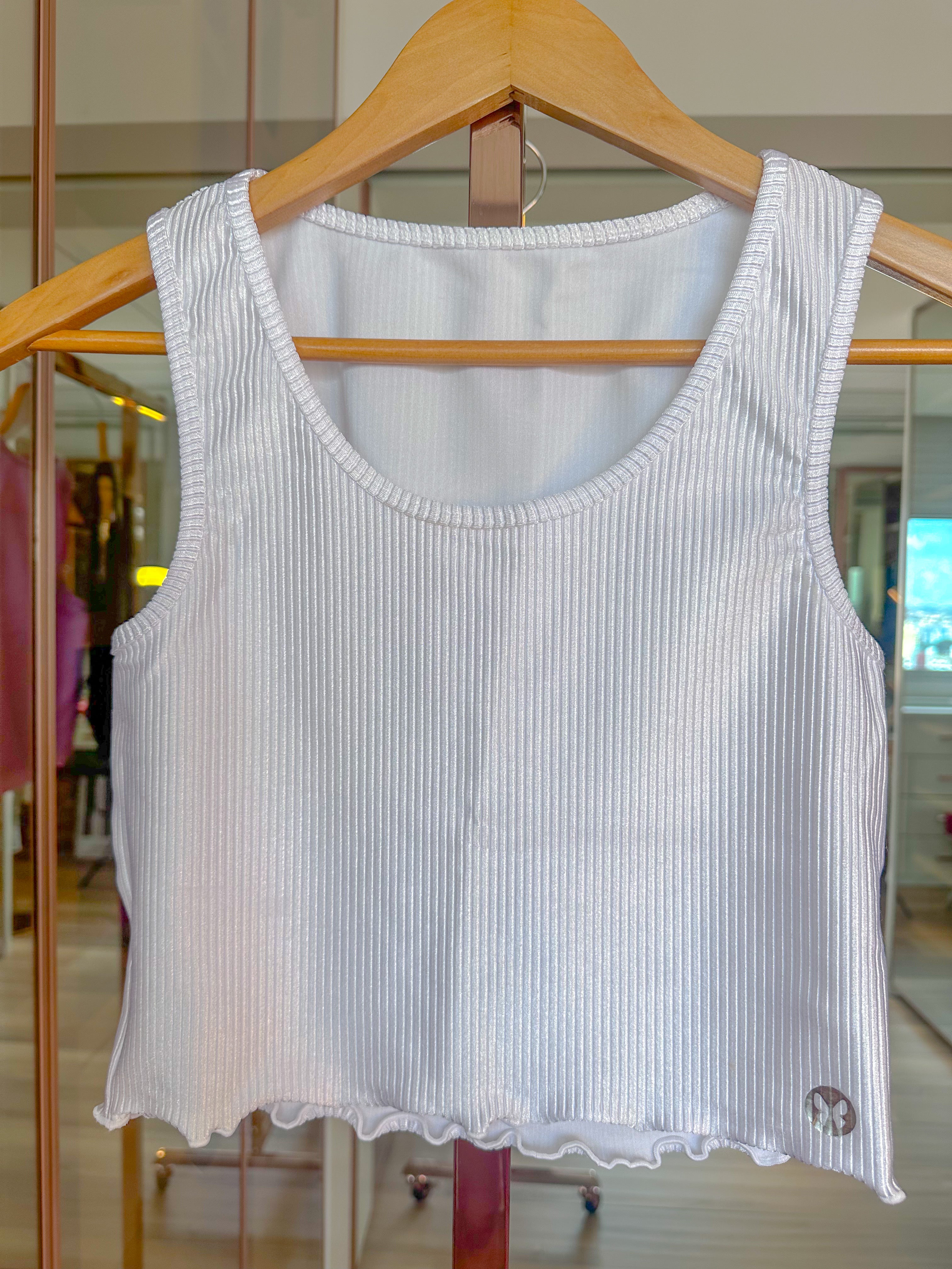 Blusa regata off White Vestem