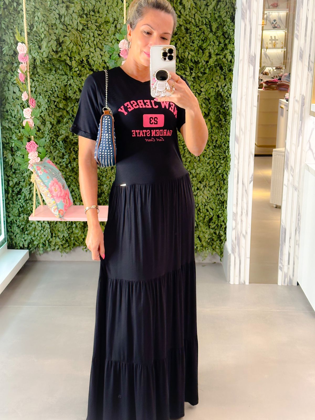 Vestido Preto Fashion