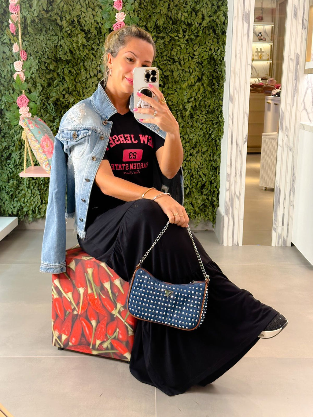 Jaqueta Jeans Feminina New Degrant