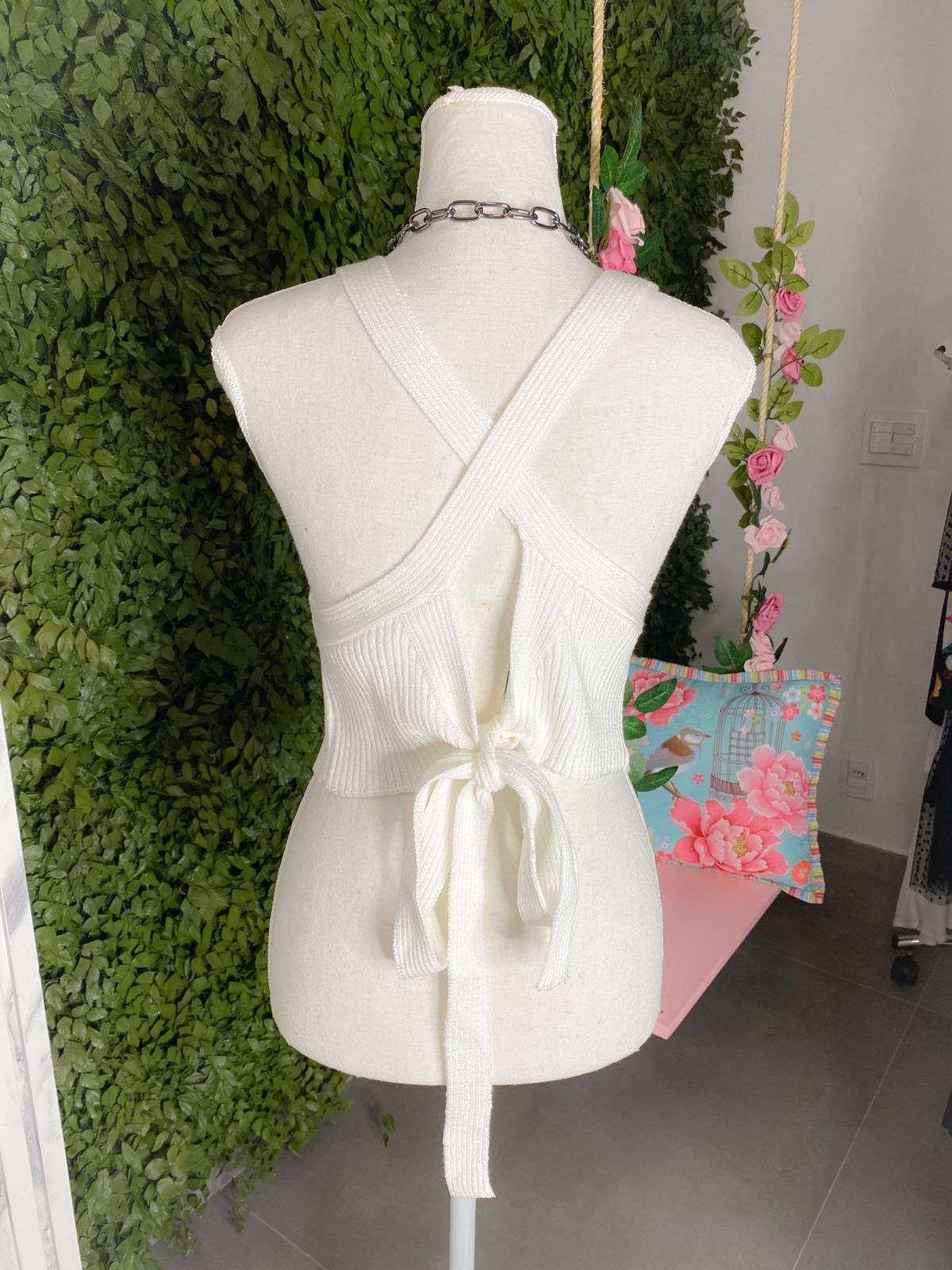 Cropped laço amarraçao