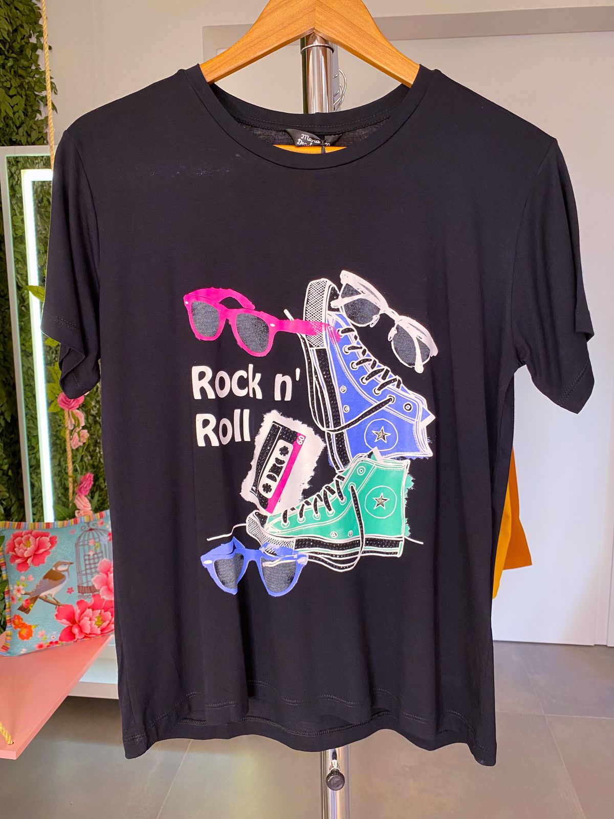 T-Shirt Tenis com Strass