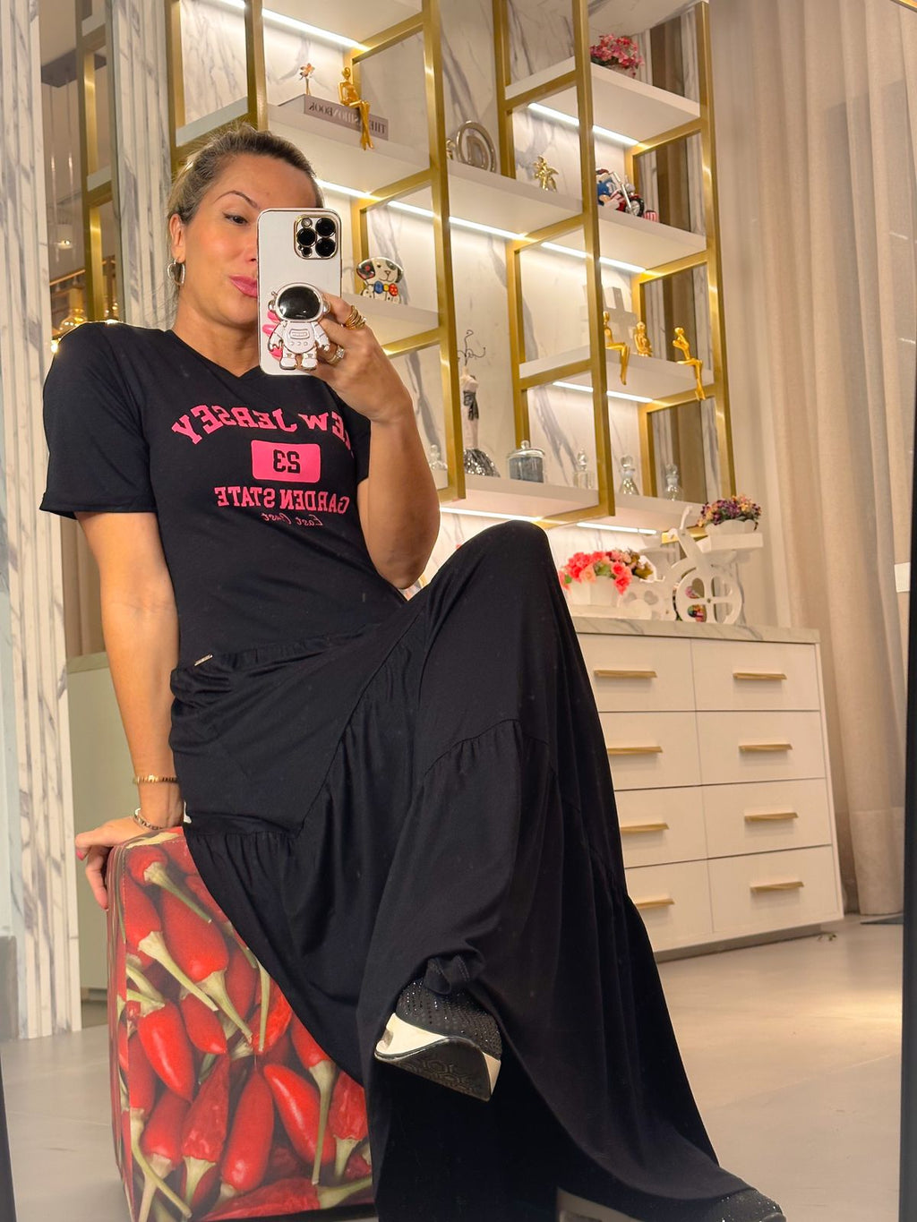 Vestido Preto Fashion