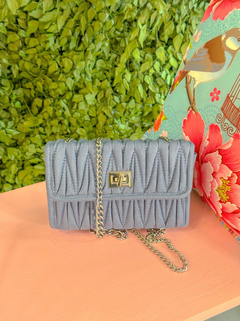 Bolsa Jeans Biro Inspiração Miu Miu