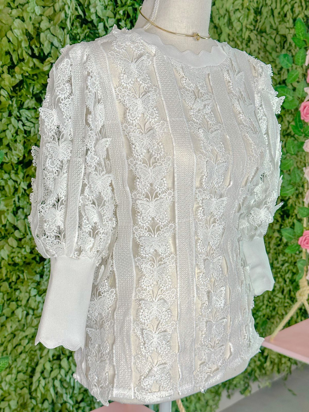 Blusa com borboletas