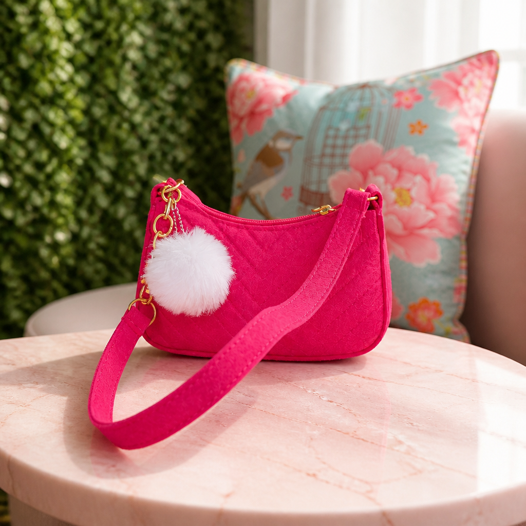 Bolsa Pink Pom Pom