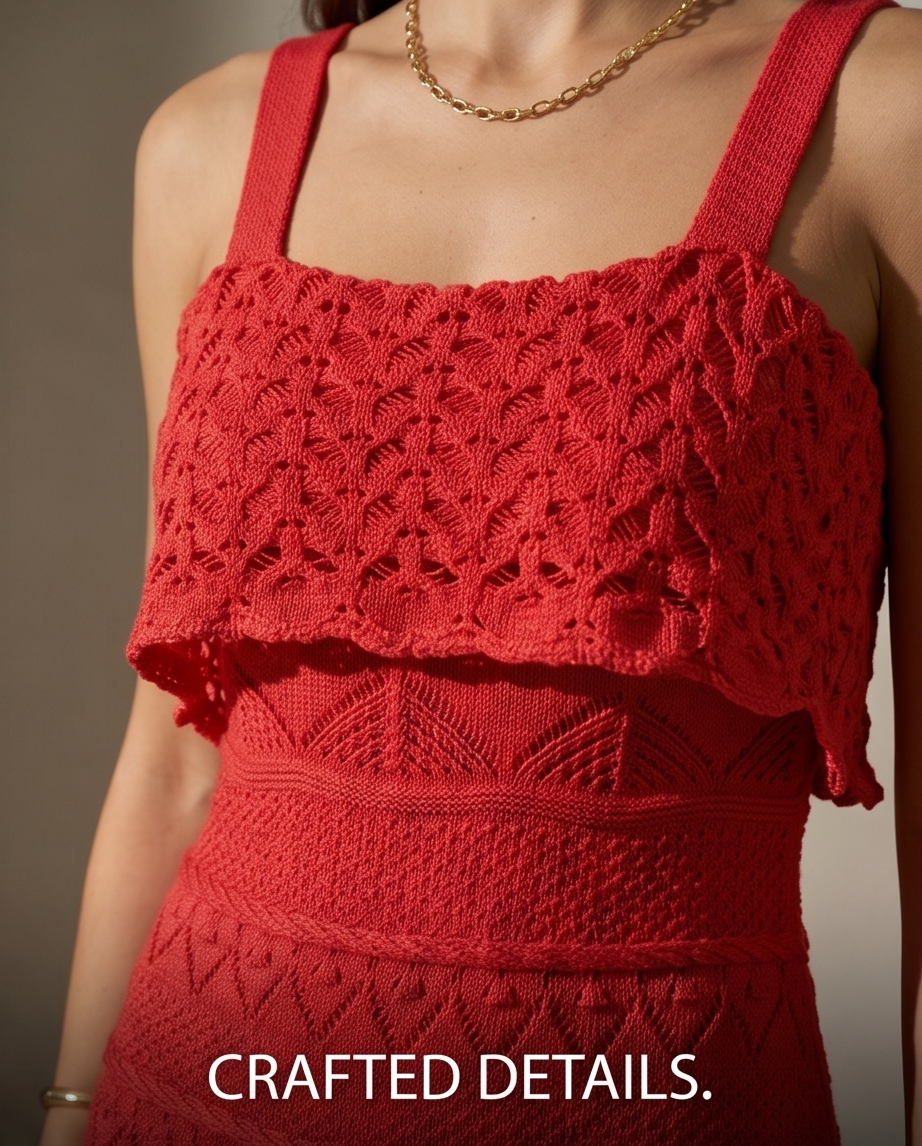 Vestido Resort Cereja