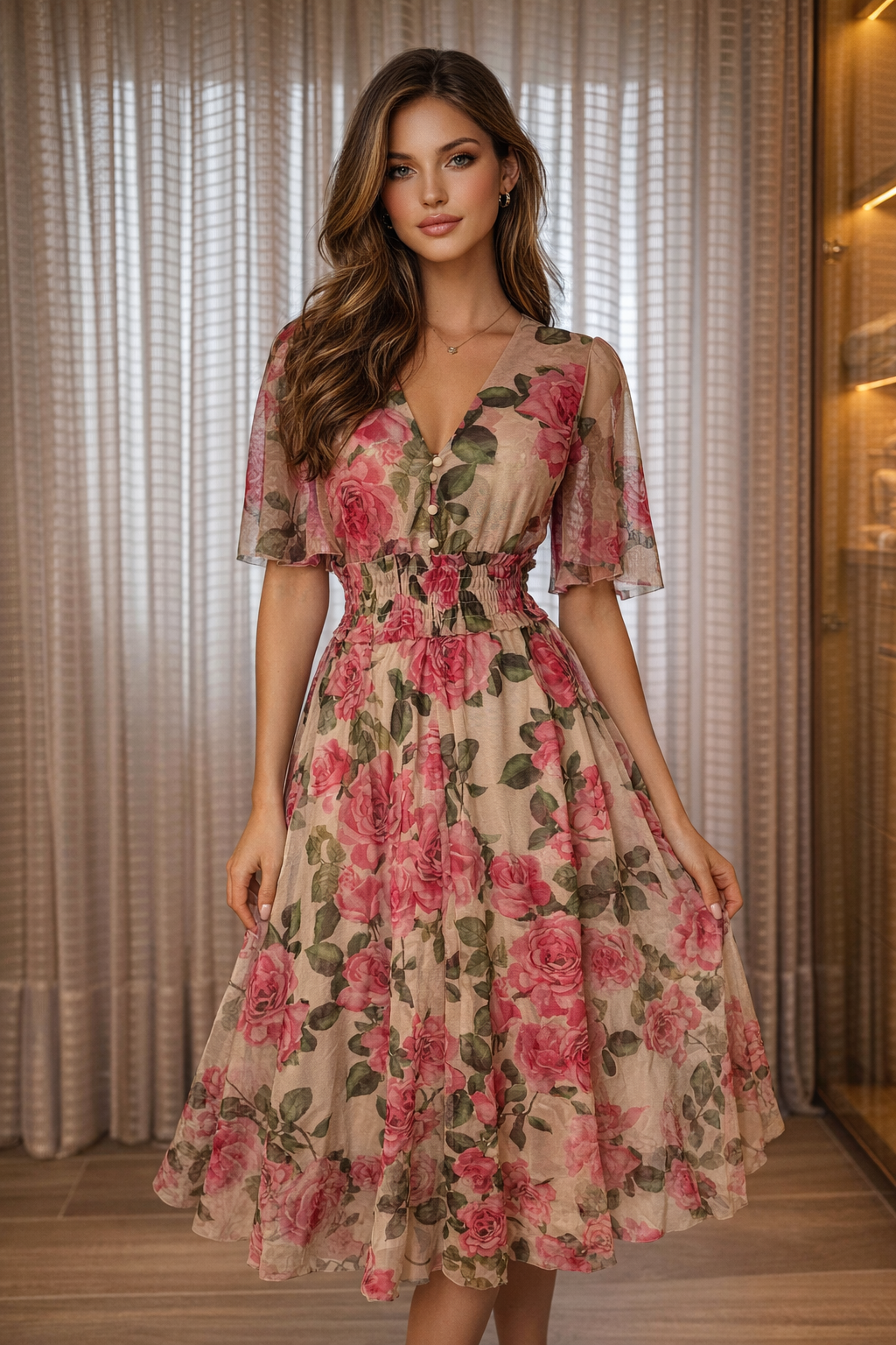 Vestido Flor de Seda