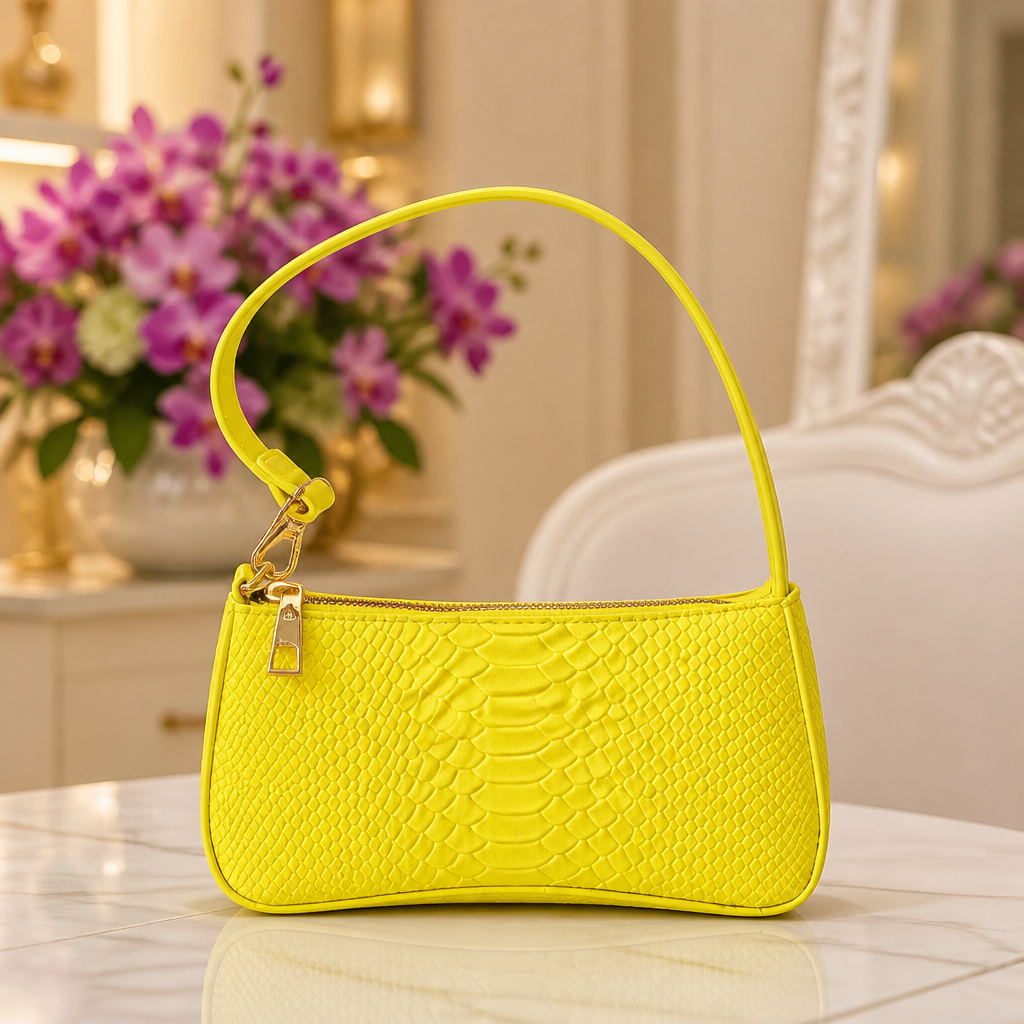Bolsa Amarela Neon Cobra