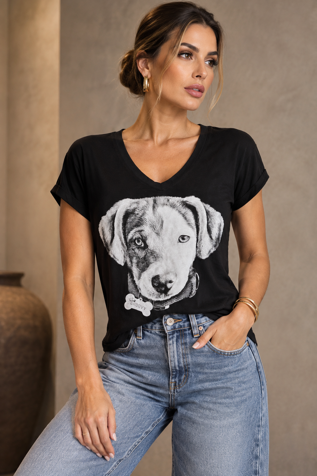 T-Shirt Caramelo