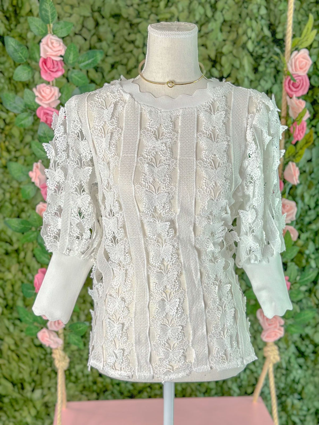 Blusa com borboletas