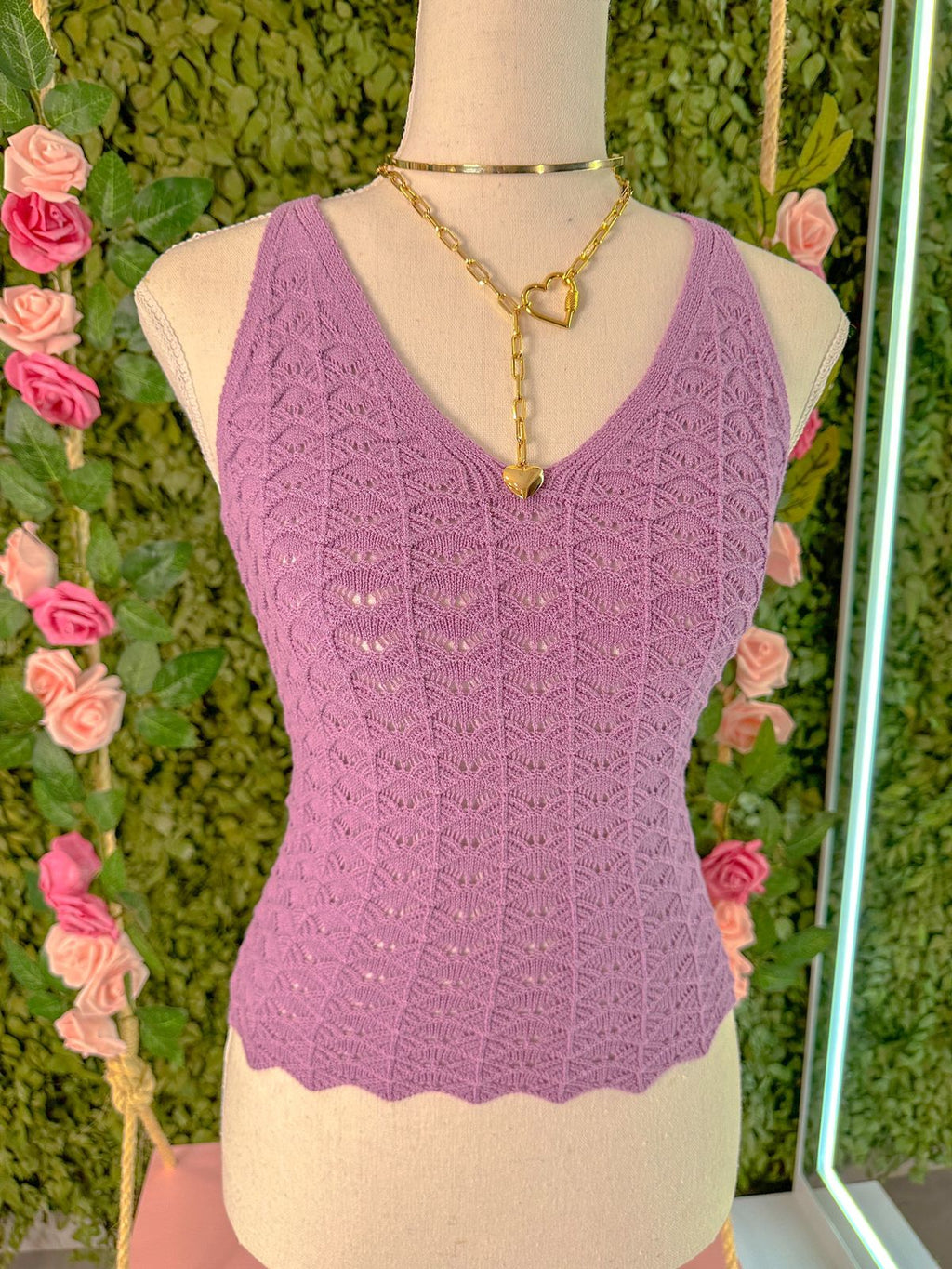 Blusa Regata Agatha Lilas