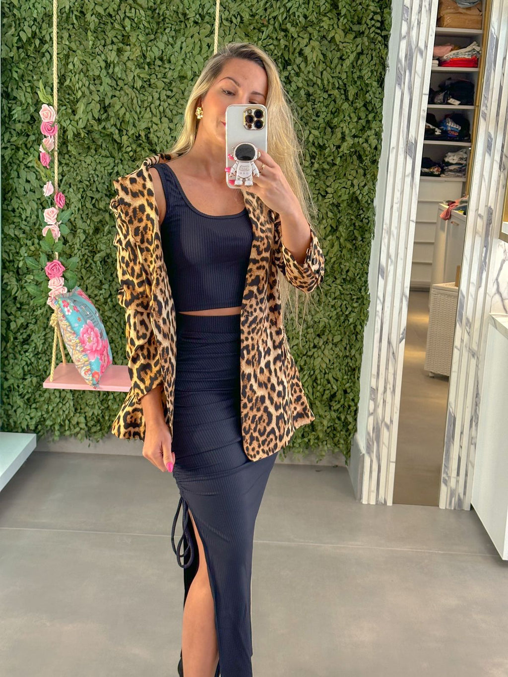 Blazer Onça Classico Alta Costura