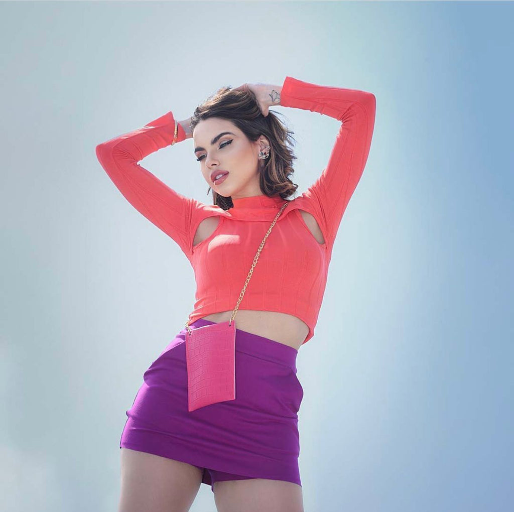 Short Saia Ami Roma Pink