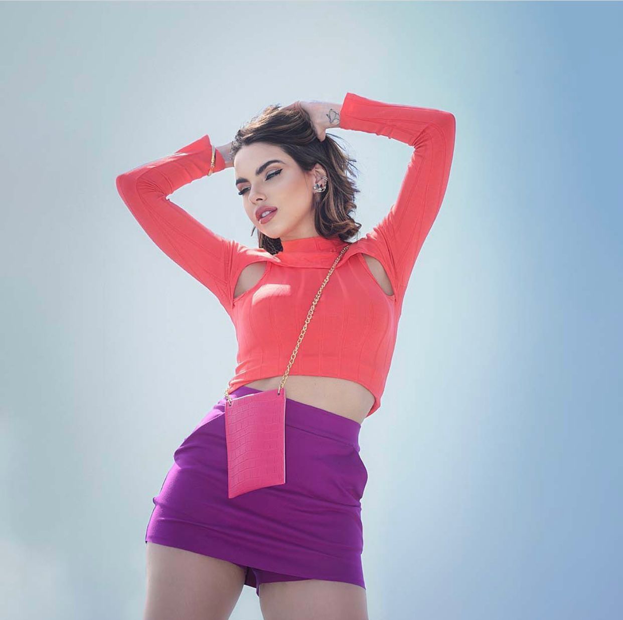 Short Saia Ami Roma Pink