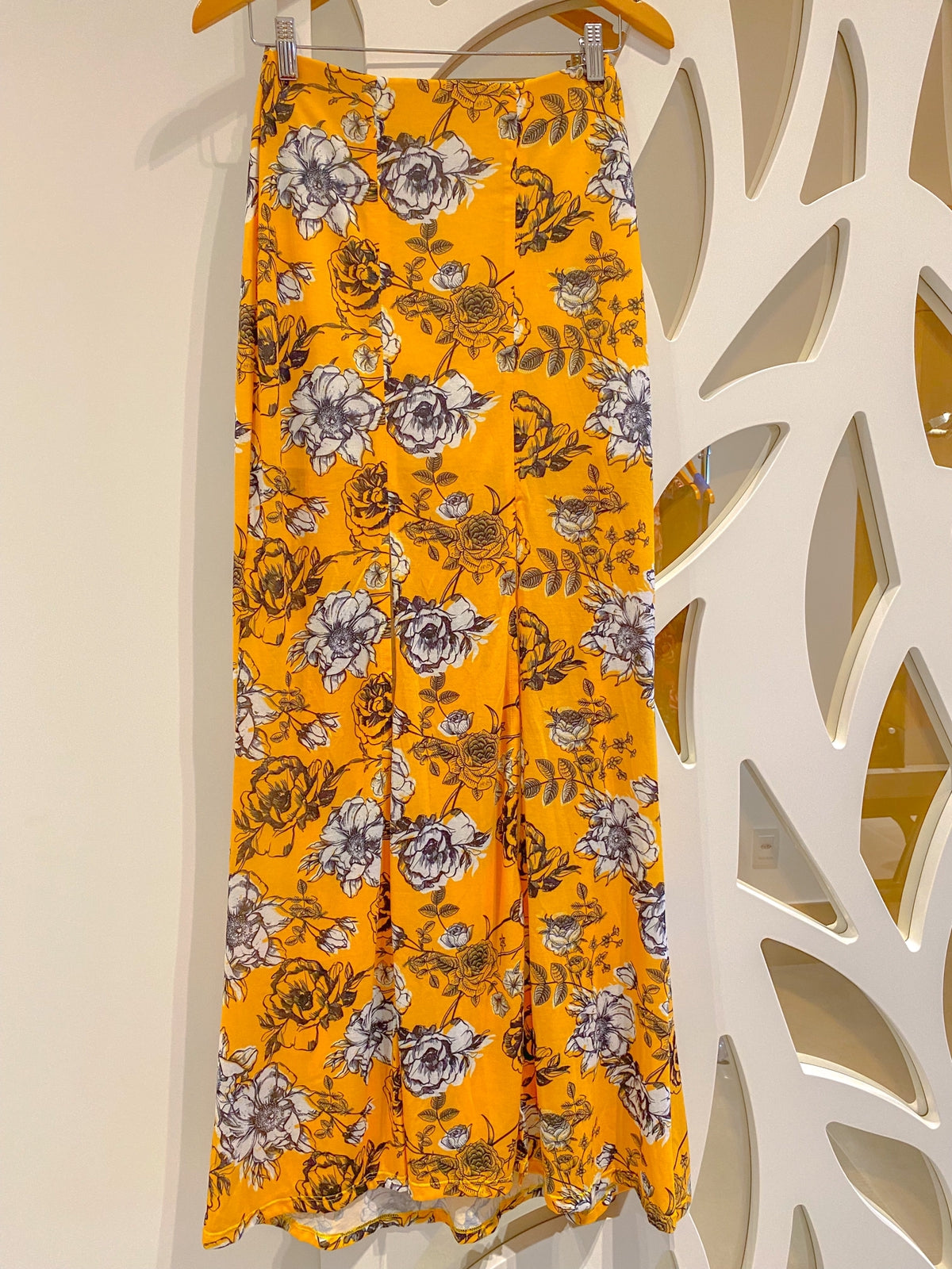 Saia Longa com Fenda Florida My Favorite Things