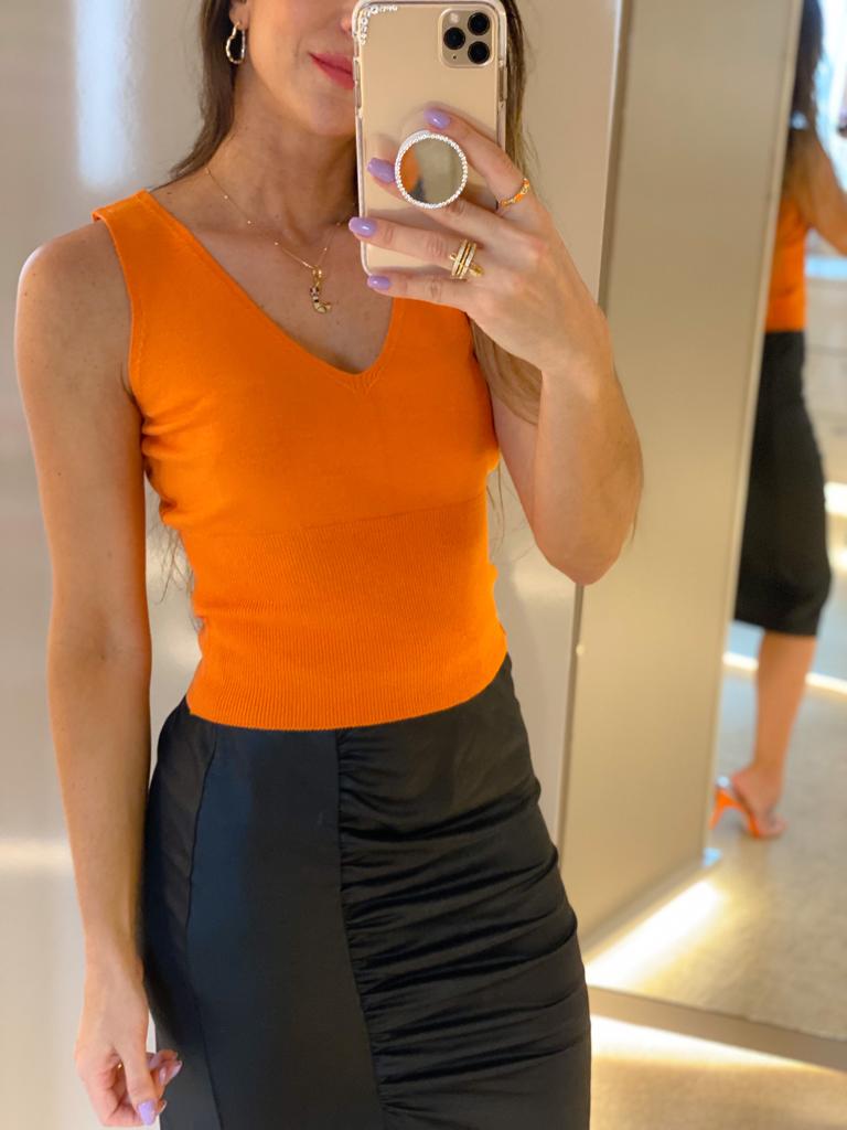 Blusa Gabi em Tricot Mousse