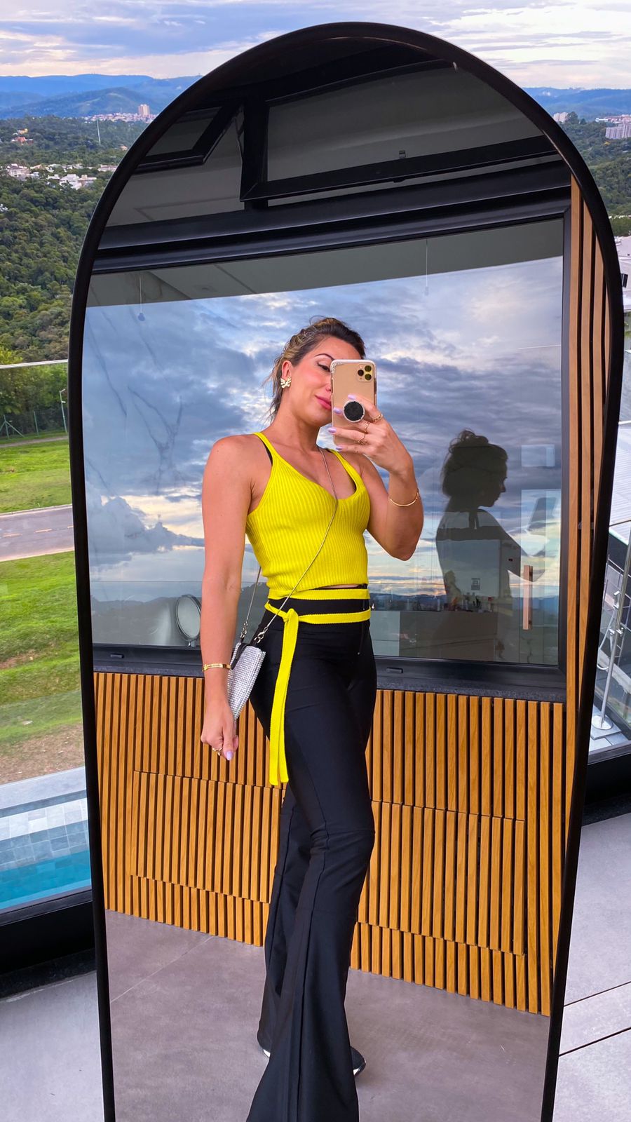 CALÇA FLARE BAILARINA HONEY PRETO