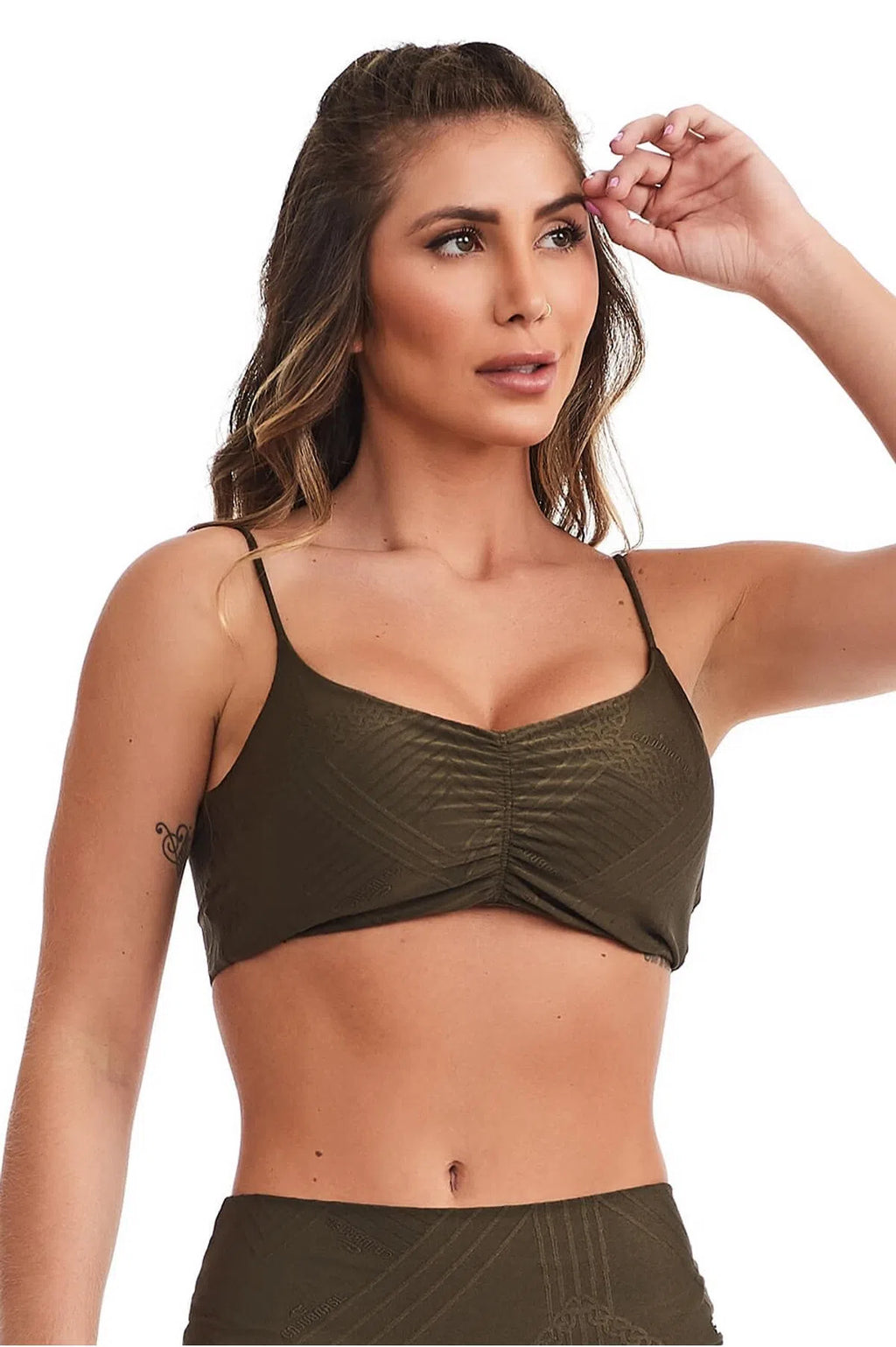 Conjunto Fitness Verde Cajubrasil