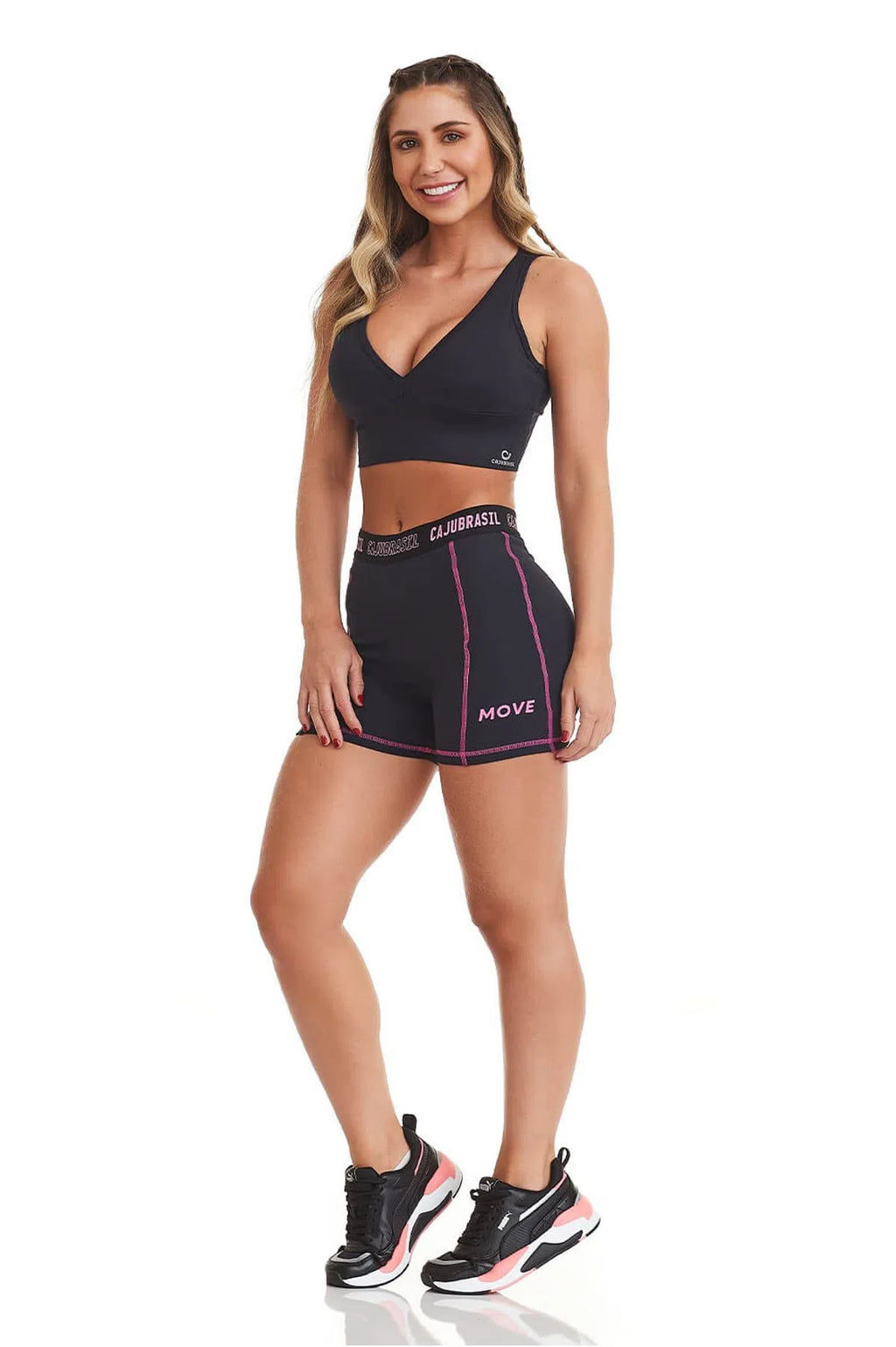 Short Fitness NZ Move Preto