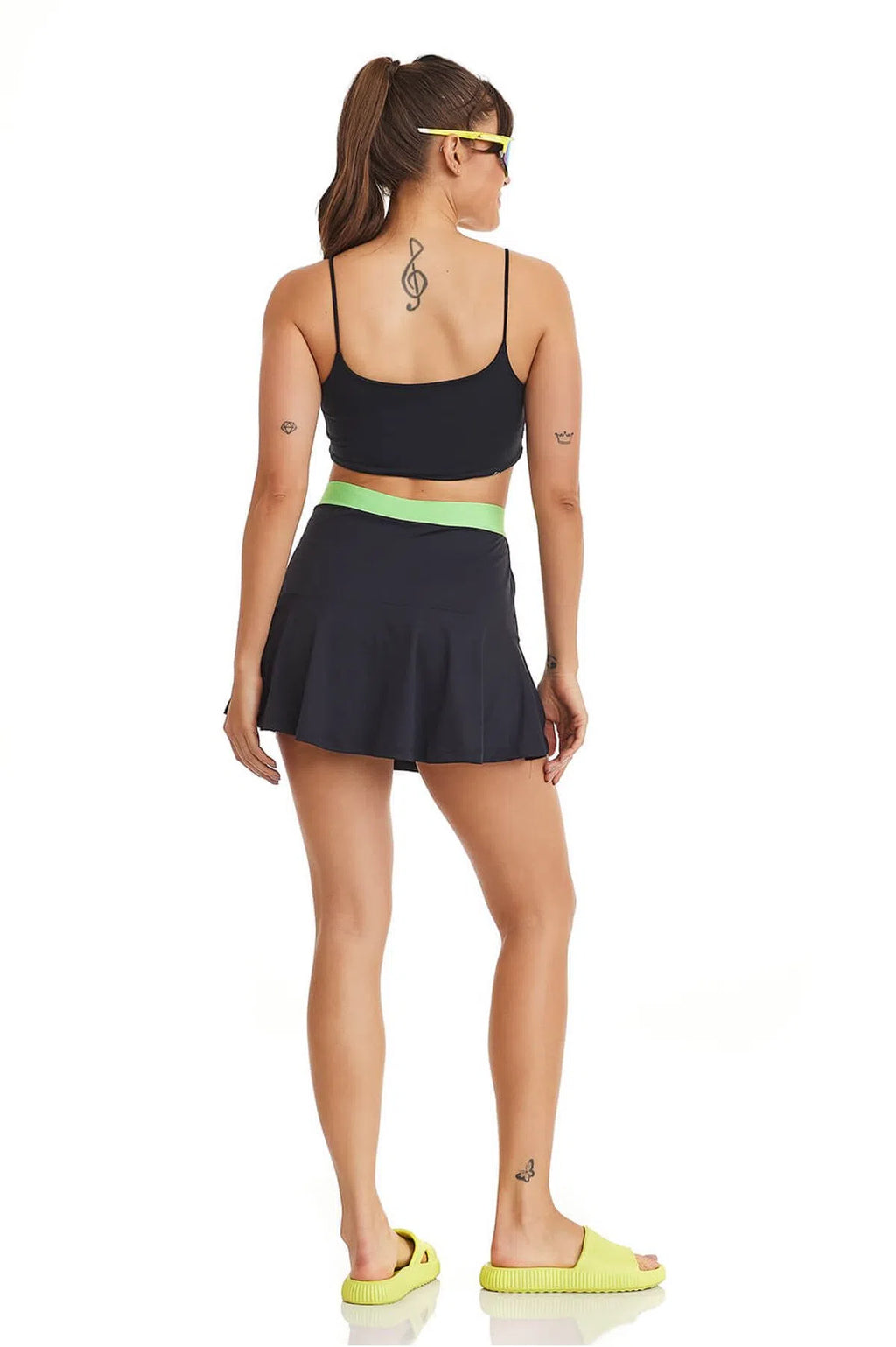 Short Saia Fitness Utility Preto