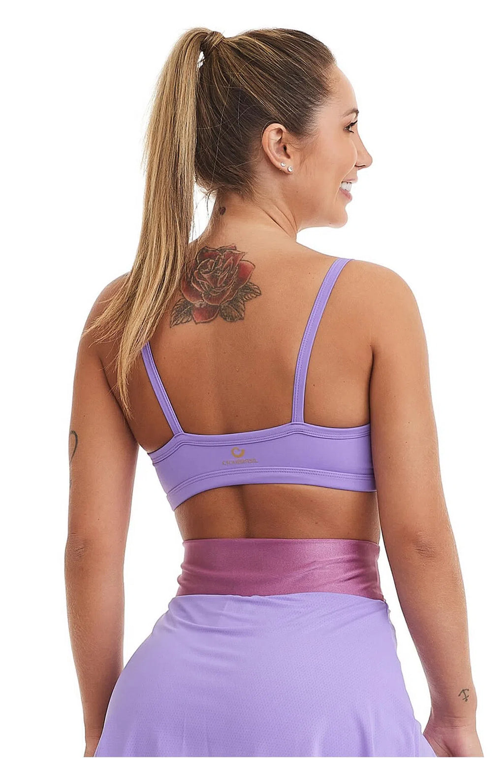 Top NZ Slim Básico Roxo Lavanda