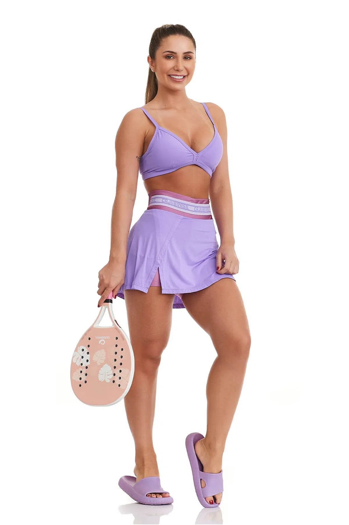 Top NZ Slim Básico Roxo Lavanda