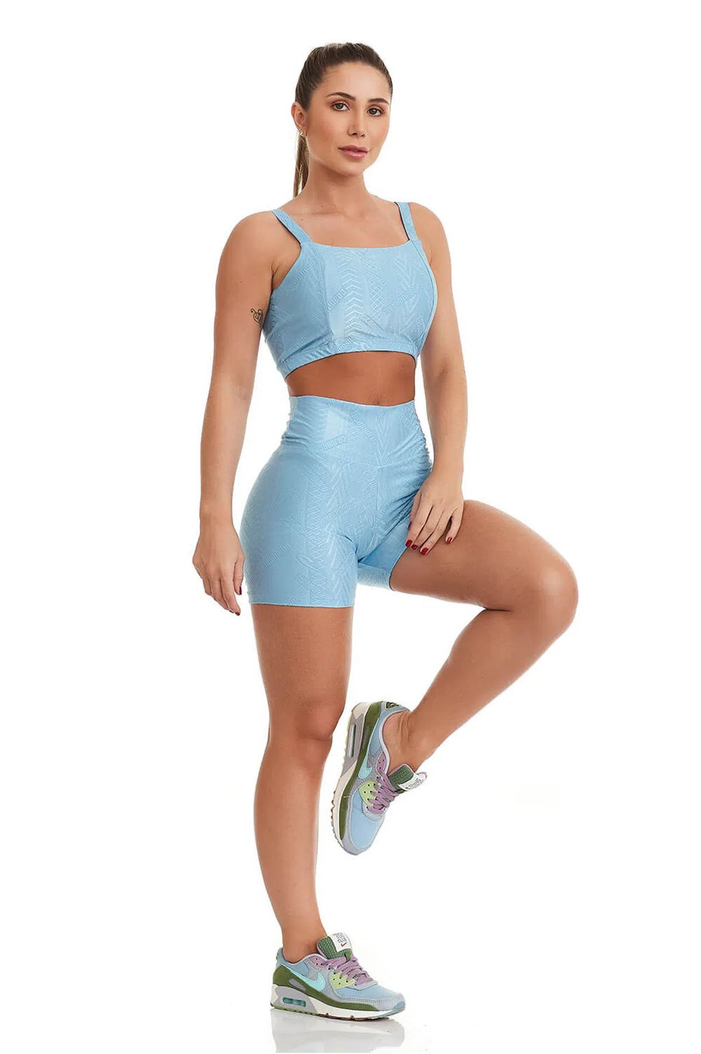 Short Fitness Exclusive Move Azul Claro