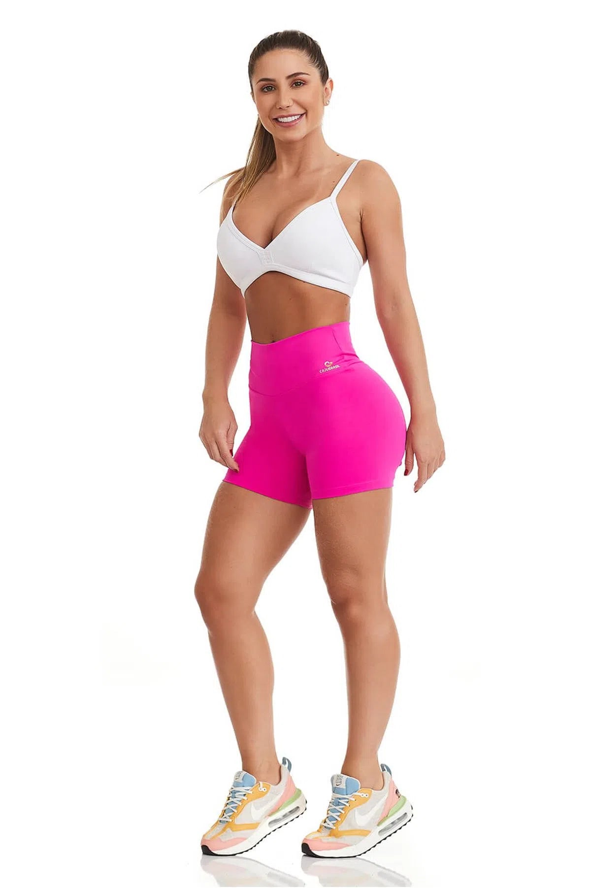 Short Fitness Nakay Básico Rosa Choque