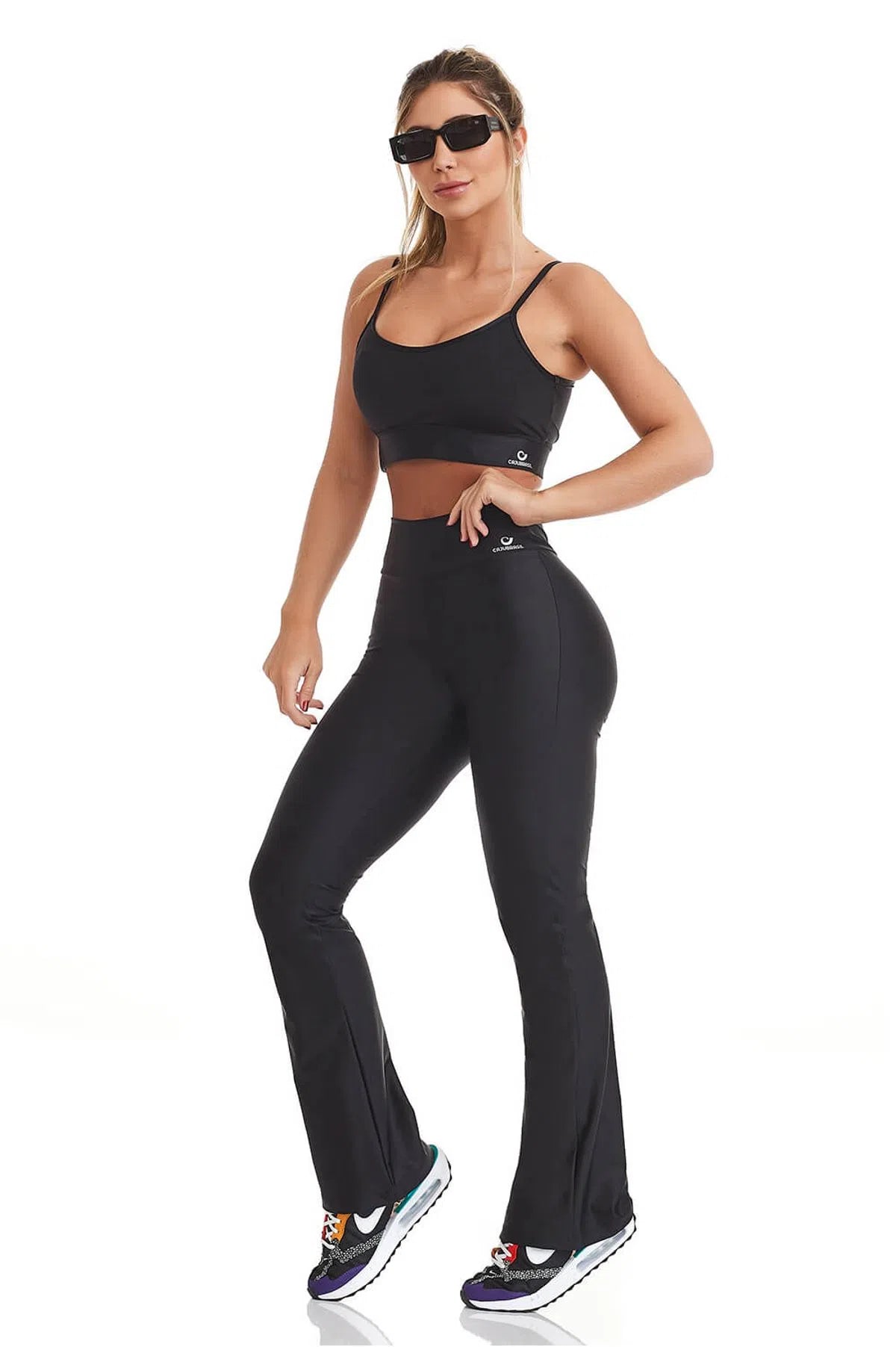 Calça Legging Flare Atletika Básica Preta