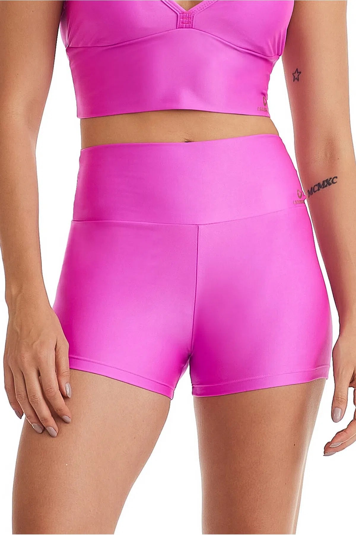 Mini Short Fitness Atletika Básico Rosa Pink