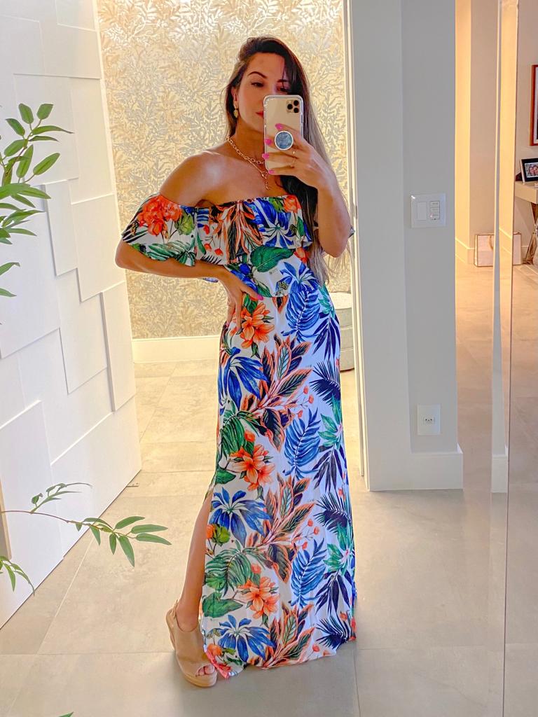 VESTIDO OMBRO A OMBRO DLZ