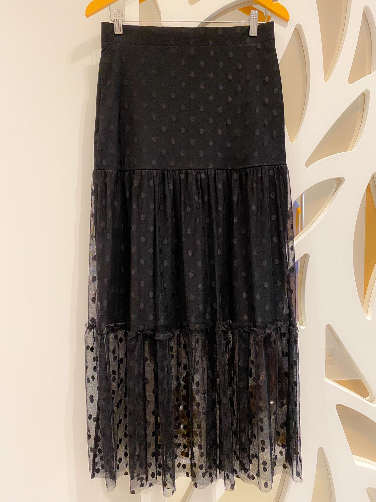 Saia em Tule Preta