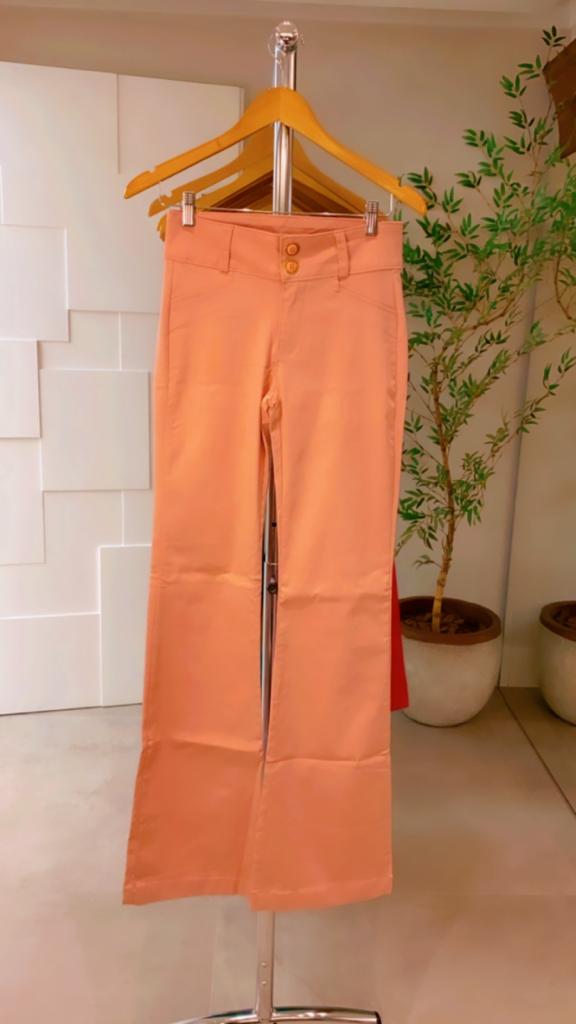 Calça Flare Social Classica Rosa