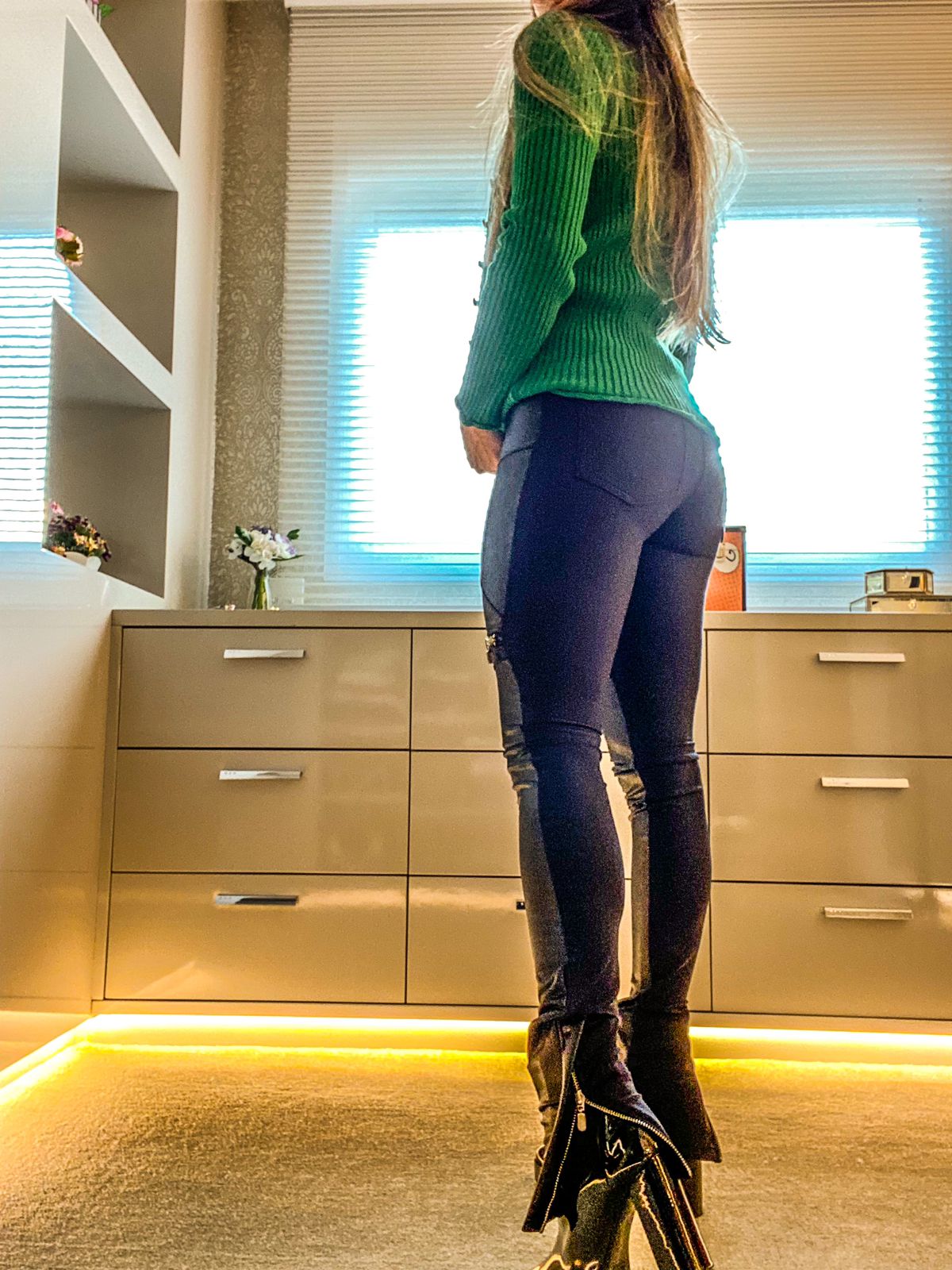 Calça Courino Emana