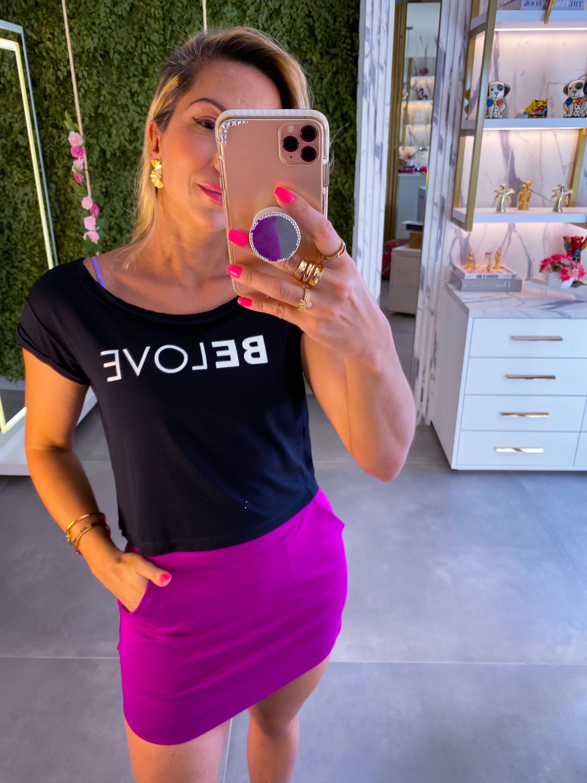 T-shirt cropped Belove