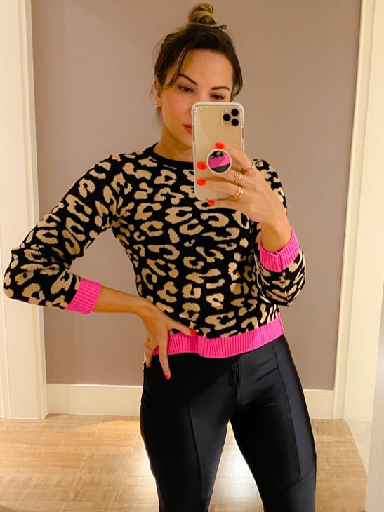 Blusa Tricot animal print