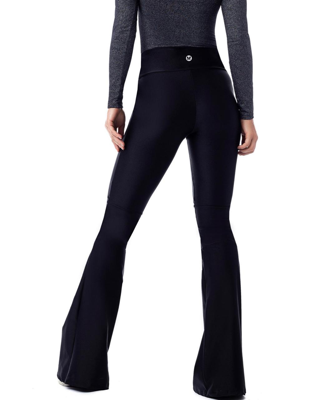 CALÇA FLARE BAILARINA HONEY PRETO