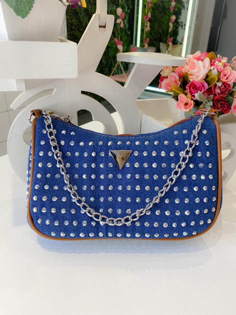 Bolsa Inspired Jeans com brilhos