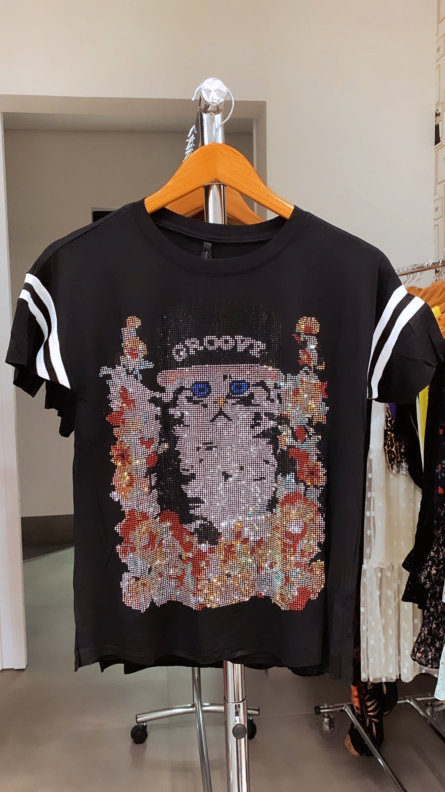 T-Shirt Shine gatinho