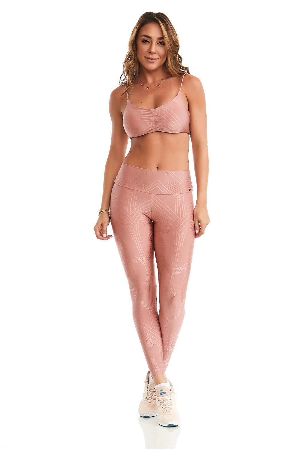 TOP C/ TEXTURAS ROSE