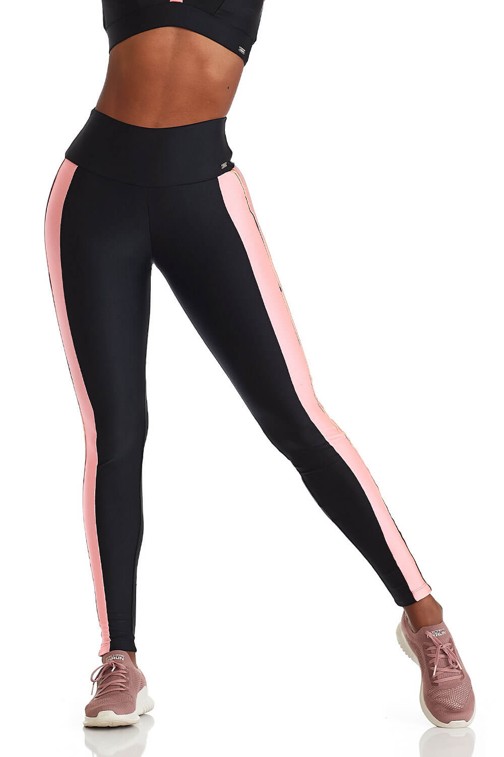 Conjunto Fitness Positivity Preta Cajubrasil