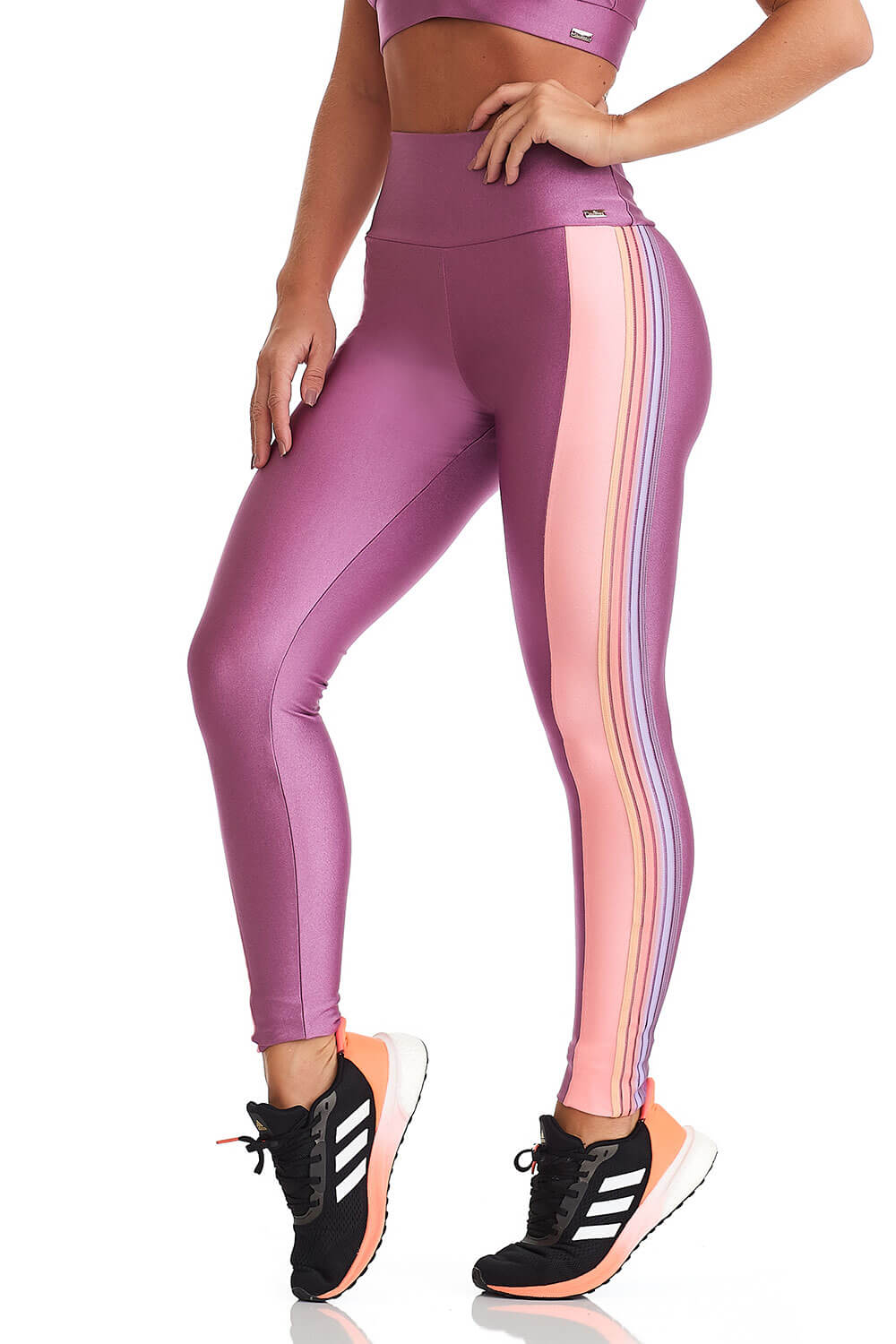 Conjunto Fitness Positivity Pink Cajubrasil